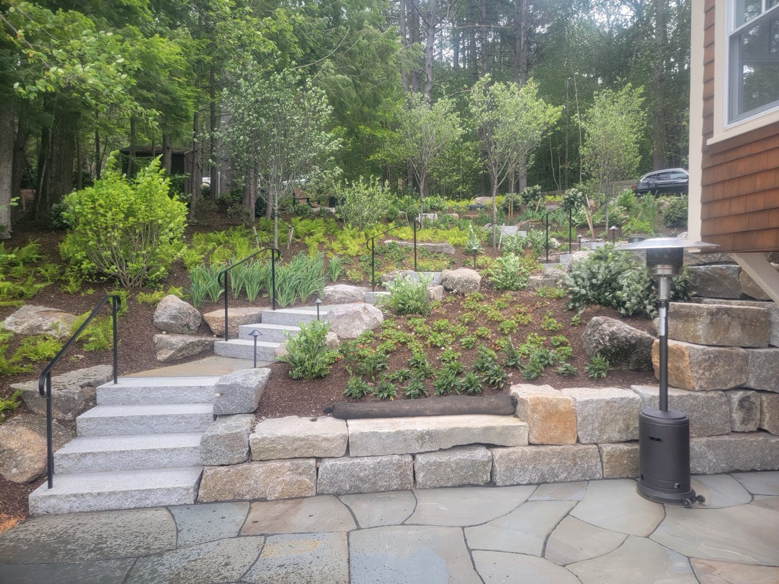 Foundation Steps after Tyler Lawn Care work